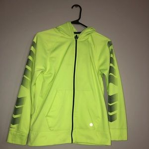 Neon green Zip-up Hoodie